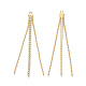 Brass Big Chain Tassel Pendants(X-KK-S355-003-NF)-1