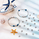 sunnyclue 100pcs kits de fabrication de bracelets extensibles en perles d'étoile de mer à faire soi-même(DIY-SC0014-95AS)-5