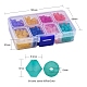 640Pcs 8 Colors Frosted Acrylic Beads(MACR-YW0001-84)-3