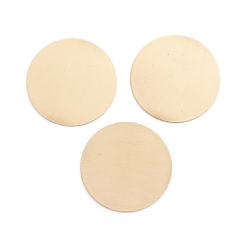 Brass Cabochon, Long-Lasting Plated, Flat Round, Brushed Antique Bronze, 41x1mm