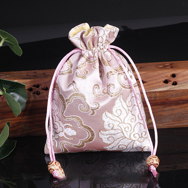 Pearl Pink Rectangle Cloth Bags