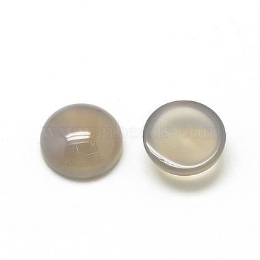 Natural Gray Agate Cabochons(G-R416-16mm-15)-2