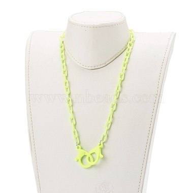 Personalized Opaque Acrylic Cable Chain Necklaces(NJEW-JN03432-05)-4