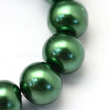 cuisson peint perles de verre nacrées brins de perles rondes(HY-Q003-4mm-71)-3