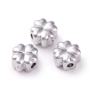 Stainless Steel Color Clover 304 Stainless Steel Beads