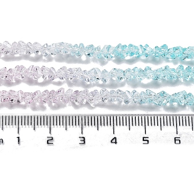 Transparent Glass Bead Strands(GLAA-H023-03O)-5