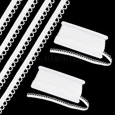 13mm White Elastic Fibre Thread & Cord