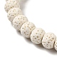 Brins de perles teintes en pierre de lave naturelle(X-G-Z036-B01-04)-3