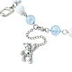 Alloy Bowknot & Dog & Bear Pendant Necklace(NJEW-FZ00005)-5