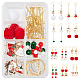 137Piece DIY Christmas Style Earring Kits(DIY-SC0015-14)-1