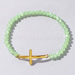 Cross with Class Bead Bracelet for Women(SW0705-6)