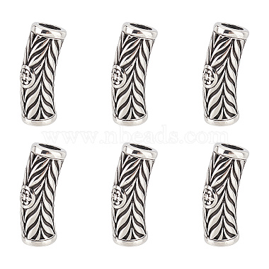 Antique Silver Tube 304 Stainless Steel Tube Beads