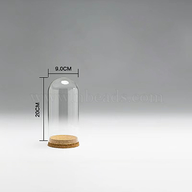 couvercle de dôme en verre à haute teneur en borosilicate(DJEW-PW0001-23E-04)-1