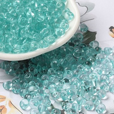 Turquoise Round Acrylic Beads