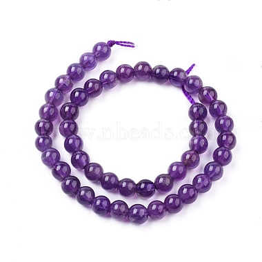 Natural Amethyst Beads Strands(X-G-G099-4mm-2)-2