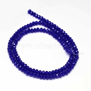 Faceted Rondelle Glass Beads Strands(X-GLAA-I033-3mm-01)-2