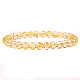 Natural Citrine Round Beaded Stretch Bracelet(SF8562-20)-1