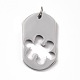 ensemble de pendentifs en acier inoxydable anti-ternissement 304(STAS-D179-10P)-2