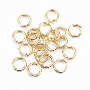 304 Stainless Steel Jump Rings, Open Jump Rings, Golden, 20 Gauge, 5x0.8mm, Inner Diameter: 3.5mm(STAS-H558-03G)