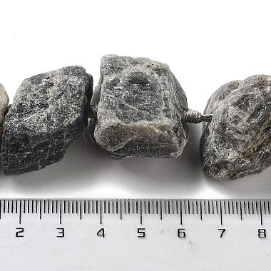 Raw Rough Natural Labradorite Beads Strands(G-J388-A07-01)-4