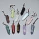 Natural & Synthetic Mixed Stone Big Pointed Pendants(G-L516-25)-1