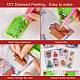 2 juego de 2 kits de pegatinas de pintura de diamante diy con tema navideño de estilo para niños(DIY-SZ0003-43)-5