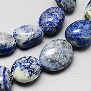 Natural Lapis Lazuli Beads Strands, Tumbled Stone, Nuggets, 10~20x9~15x8~13mm, Hole: 1~2mm, about 29pcs/strand, 15.7 inch(G-Q948-61)