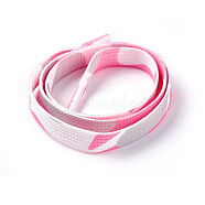 Polyester Cord Shoelace, Pink, 52~53.5cm, 9mm(AJEW-F036-01B-03)