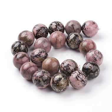 Natural Rhodonite Beads Strands(G-G731-10-20mm)-2