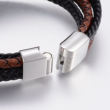 Leather Cord Multi-strand Bracelets(BJEW-F325-24P)-3