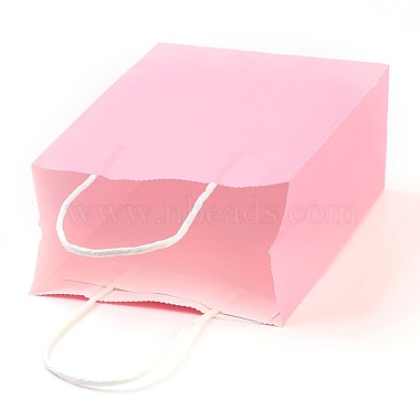 Pure Color Kraft Paper Bags(AJEW-G020-D-11)-4