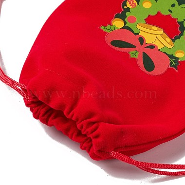 Christmas Theme Rectangle Velvet Bags(TP-E005-01A)-4