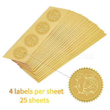 Self Adhesive Gold Foil Embossed Stickers(DIY-WH0211-034)-3