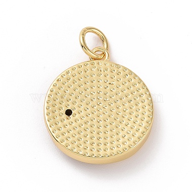 Rack Plating Brass Micro Pave Cubic Zirconia Pendants(ZIRC-C042-18)-3