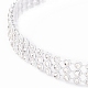 3 Row Crystal Rhinestone Choker Necklace(NJEW-F289-04B-P)-2