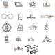 chgcraft 72pcs 18 styles pendentifs en alliage(HJEW-CA0001-03)-1