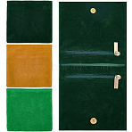 3Pcs 3 Colors Folding Velvet Jewelry Storage Bags for Earrings Rings Bracelets, Square, Mixed Color, 10x10.5x0.3cm, 1pc/color(ABAG-CN0001-69A)