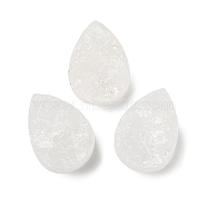 Natural Quartz Crystal Cabochons, Rock Crystal, Teardrop, 17.5~18x13x9~9.5mm(G-K338-40A-03)