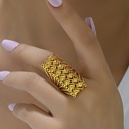 Fashionable European and American Wheat Spike Lucky Ring Open Female Ring.(BD9043)