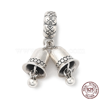 Bell Sterling Silver Dangle Charms