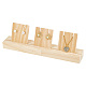 1 Set 1-Slot Wooden Earring Display Card Stands(EDIS-DR0001-07A)-1