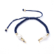 Création de bracelets de corde en nylon tressée(X-AJEW-JB00540-04)-1