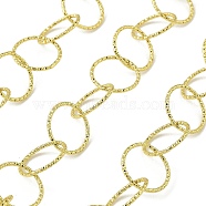 304 Stainless Steel Link Chains, Round, Soldered, Cadmium Free & Lead Free, with Spool, Real 24K Gold Plated, 16x1.2mm(CHS-H034-05G-02)