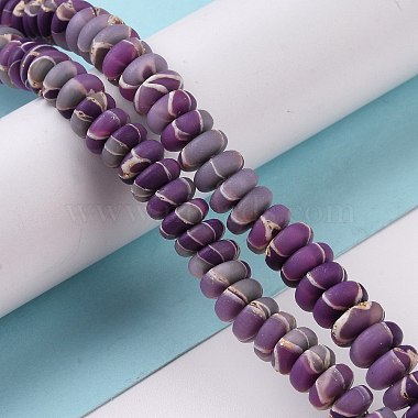 Brin de perles d'argile de polyester faites à la main(CLAY-P001-04A)-2