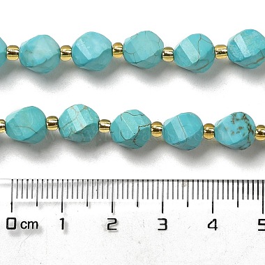Dyed Natural Howlite Beads Strands(G-G023-B01-02B)-5