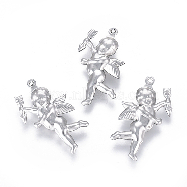 Stainless Steel Color Angel & Fairy Stainless Steel Pendants