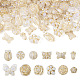Pandahall 96Pcs 12 Styles UV Plating Acrylic Beads(MACR-TA0001-32)-1