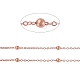 Brass Flat Oval Cable Chains(CHC018Y-R)-1