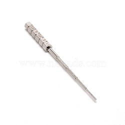 Iron Wire Winding Rods, Multifunctional Tools, Wire Wrapping Tool, Platinum, 10.1x0.7x0.65cm(TOOL-WH0144-01P)