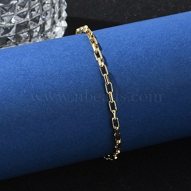 Brass Box Chain Bracelets(BJEW-H537-03G)-3